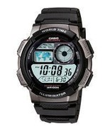 Casio Men&#39;s Digital Watch Black Resin Strap AE1000W-1Bvcf - $1,345.78 MXN