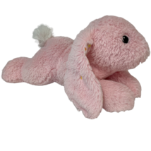 Bunny Rabbit By Dan Dee Plush Pink 13 Inch Stuffed Animal Toy Sewn Eyes Nice  - £8.06 GBP