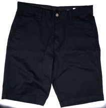 Volcom Vmonty Stretch Shorts Black 32&quot; Waist 11&quot; Inseam A09117V3 - New Wot - £19.40 GBP