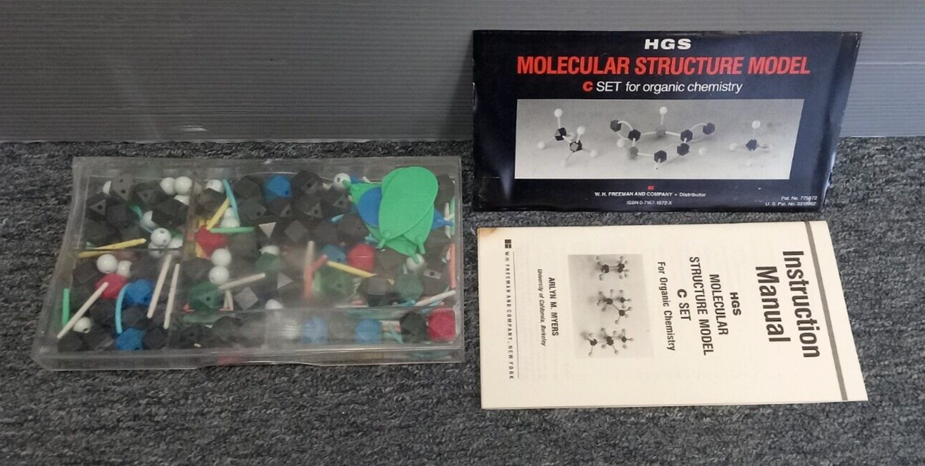 HGS Molecular Structure Model Kit C Set for Organic Chemistry WH Freeman... - $14.99