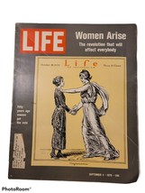 VTG Life Magazine September 4 1970 Women Arise Cover and Feature Commemorative! - £11.19 GBP