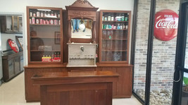 1920s Combination Soda Fountain with Bar and Side Displays Marble Excellent Cond - £7,395.67 GBP