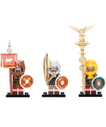 3pcs Roman signifer Roman trumpeter Roman Aquilifer Minifigures Minifigs... - $10.99