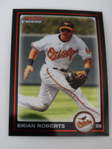 2010 Bowman Chrome #13 Brian Roberts Baltimore Orioles Baseball Card - £0.79 GBP