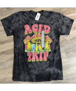 Acid Trip Graphic Tee Spencer&#39;s Size Medium NWT Colorful Mushrooms - £15.28 GBP