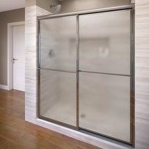 Basco Deluxe Framed Sliding Shower Door, Fits 44-46.25 Inch, Silver Finish - $654.96