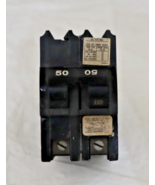 FPE Federal Pacific 50 Amp 2 Pole 120/240V Stab-lok Circuit Breaker Thick - $55.13 CAD