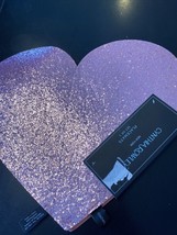 NWT Cynthia Rowley Valentine&#39;s Day Pink Sparkle Heart Set of 2 Placemats Love - £22.69 GBP
