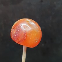 ANCIENNE RARE PERSE SASSANIAN CORNALIAN AGATE BEAD - $26.11