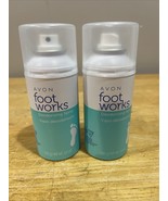 AVON Foot Works Deodorizing Spray 3.5 oz Lot of 2 Eliminates Foot Odor B... - $312.91 MXN