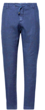 Yan Simmon Blue Cotton Linen Men&#39;s Casual Italy Pants Trouser Size US 42 EU 56 - £134.25 GBP
