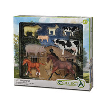 CollectA Farm Animal Figures Gift Set (Pack of 8) - $70.21