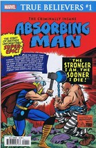 True Believers Criminally Insane Absorbing Man #1 2019 Marvel Comics Thor - £7.77 GBP