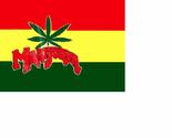 New 3X5 Red Gold Green Marijuana Flag Pot Leaf Weed - $4.88