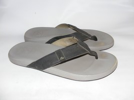 Reef Men&#39;s Size 10 M Gray Water Friendly Flip Flops Slides Shoes - $19.59