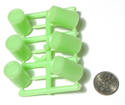 6pc Vintage Tyco Ho Slot Car Glow In The Dark Night Racing Track Marker Barrels - £3.17 GBP