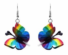 3D Butterfly Fluttering Animal Dangle Earrings - Womens Fashion Handmade... - £13.30 GBP