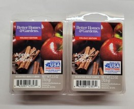 Apple &amp; Spice Better Homes and Gardens 2 Packs Scented Wax Cube Melts - £7.81 GBP