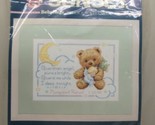 Sunset Cuddly Bear Birth Record Counted Cross Stitch Kit Ruth Morehead - £8.17 GBP