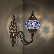 (31 Models) Handmade Wall Lamp Mosaic Shade, 2019 Stunning 16.5&quot; Height - 4.5&quot; G - £31.65 GBP