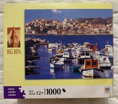 Riveria Di Ponente Italy Big Ben Adult Jigsaw Puzzle 1000 Pcs Sealed Ret... - $14.09