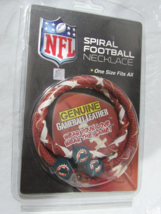 NFL Miami Dolphins Spiral Football Necklace by Gamewear - £19.17 GBP