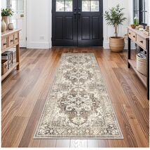 Durable Non-Shedding Hallway Runner Rug 2x6 - Perfect for High Traffic A... - $47.47