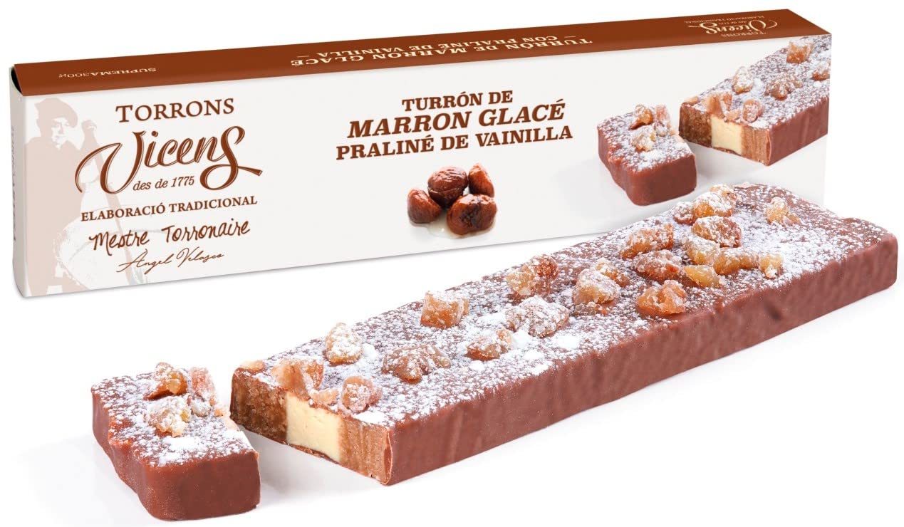 Vicens Agramunt's Torrons - Natura Collection - Marron Glacé Nougat with Vanilla - $35.59