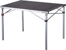 Kingcamp Camping Table Aluminum Folding Table Roll Up Lightweight Foldable Table - $98.97