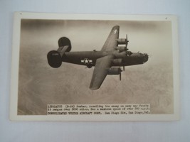 Consolidated Vultee Liberator B-24 Bomber WW2 Airplane Aircraft RPPC Pos... - £5.62 GBP