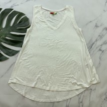 Fervour Modcloth Endless Possibilites Sleeveless Tank Top Size L White V... - $404.92 MXN