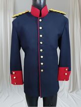 Prussian Officer Military Jacket: Napoleonic Reenactment Costume Coat - $195.00