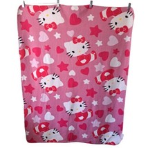 Hello Kitty Hearts Of Fun Throw Blanket 37 X 48 Inch - $7.85