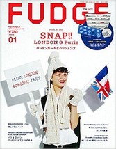 FUDGE January 2017 Woman&#39;s Fashion Magazine SNAP!!  LONDON &amp; Paris Japan Book - £18.99 GBP