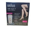 Braun Silk-Epil 7 Womens White Battery Powered Wet &amp; Dry Epilator 7181 WD - $47.40