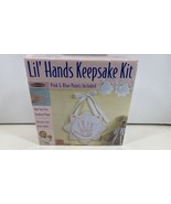 Milestones Lil Hands Keepsake Kit Pink &amp; Blue paints Included - $11.83