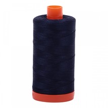 Aurifil Mako Cotton Thread Solid 50wt 1422yds Very Dark Navy - £15.76 GBP