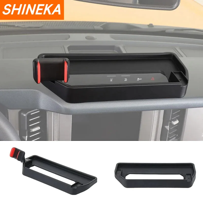 SHINEKA Car Interoir Center Console Dashboard Mobile Phone Holder Storage - £37.68 GBP+