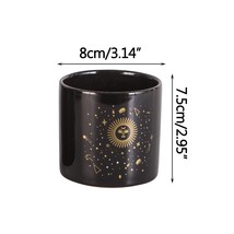 Nordic Ins Black Light Luxury Succulent Ceramic Flower Pot Simple Creative Indoo - £17.28 GBP