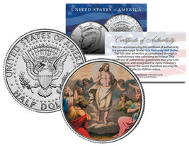 JESUS CHRIST * RESURRECTION * JFK Kennedy Half Dollar U.S. Colorized Coin - $12.95