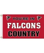 Atlanta Falcons Strip US Flag 3X5 Ft Polyester Banner USA 90x150cm - €17,06 EUR