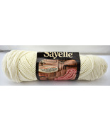 Vintage Caron Intl Sayelle Orlon Acrylic 4-Ply Yarn - 1 Skein Off White #1002 - £5.28 GBP