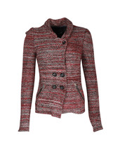 Isabel Marant Tweed Pattern Evening Jacket In Virgin Wool Women Multicol... - $208.05