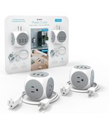 Atomi Power Cube, 2-pack 3AC Outlets+3 Smart USB Ports+5&#39; Cable Surge Pr... - $68.54 CAD