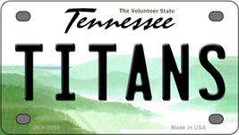 Titans Tennessee Novelty Mini Metal License Plate Tag - £11.76 GBP