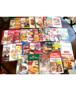 Cookbooks Lot Of 35 Recipe Booklets Campbell&#39;s, Coca-Cola, Lipton, Variety - $25.00