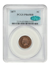 1877 1C PCGS/CAC PR65RB - £6,437.56 GBP