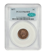 1877 1C PCGS/CAC PR65RB - £6,498.10 GBP