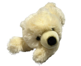 A & A  Plush Laying Down 11” Cream White Polar Bear - $14.57