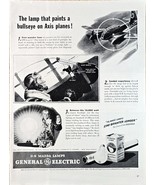1944-WWII-Vintage Print Ad-Air-Gunner-Axis Planes-War-GENERAL ELECTRIC B... - $13.72